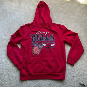 Ultra Game Unisex Adult NBA Chicago Bulls Red Pullover Hoodie - Size S - GUC*